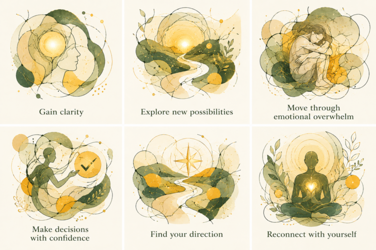 the neurocreative sessions helps to gain clarity, explore new possibilities, move through emotional overwhelm